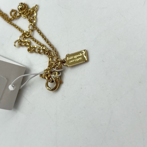 NWT Kate Spade New York Make A Splash Cream Pearl Pendant Gold Tone Necklace - Picture 12 of 13